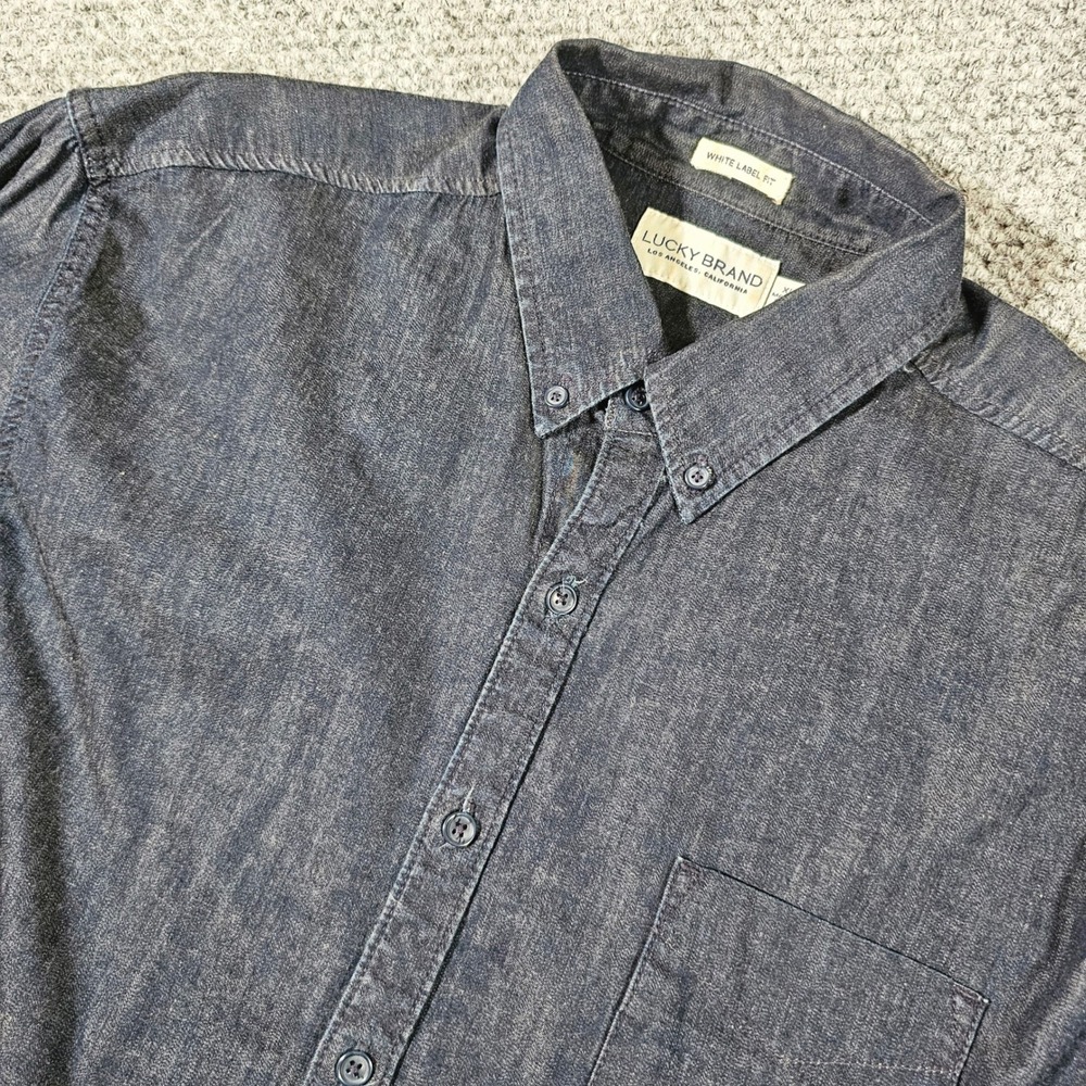 Lucky Brand Denim Blue Button Down Shirt
